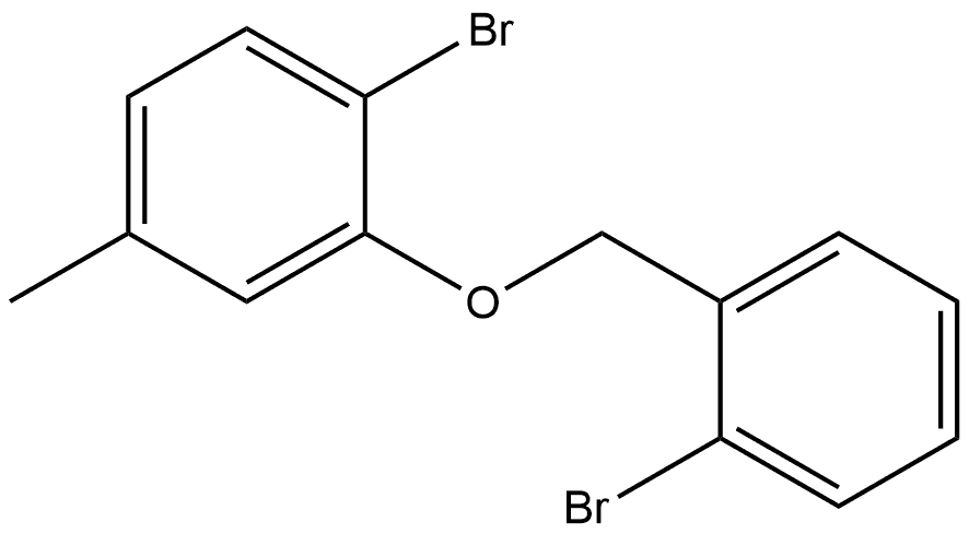 1-Bromo-2-[(2-bromophenyl)methoxy]-4-methylbenzene Structure