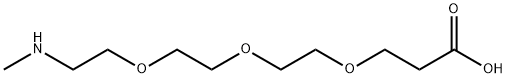 4,7,10-Trioxa-13-azatetradecanoic acid Structure