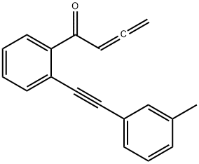 1-[2-[2-(3-Methylphenyl)ethynyl]phenyl]-2,3-butadien-1-one Structure