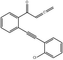 1-[2-[2-(2-Chlorophenyl)ethynyl]phenyl]-2,3-butadien-1-one Structure