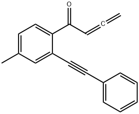 1-[4-Methyl-2-(2-phenylethynyl)phenyl]-2,3-butadien-1-one Structure