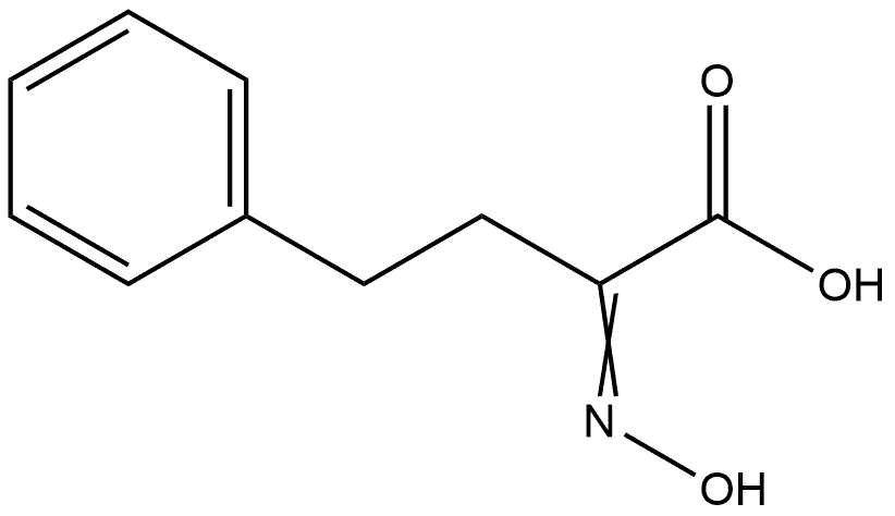 Benzenebutanoic acid, α-(hydroxyimino)- 구조식 이미지