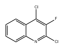 Quinoline, 2,4-dichloro-3-fluoro- Structure