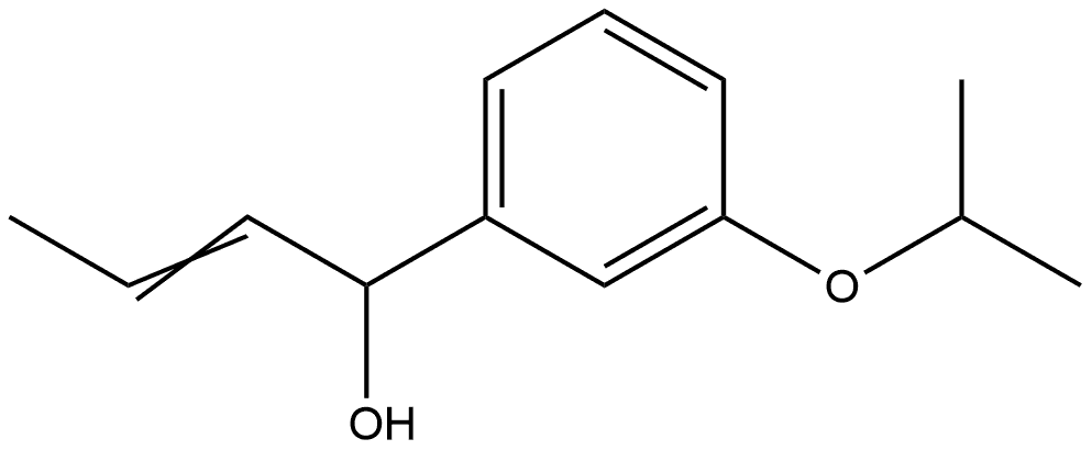 3-(1-Methylethoxy)-α-1-propen-1-ylbenzenemethanol Structure