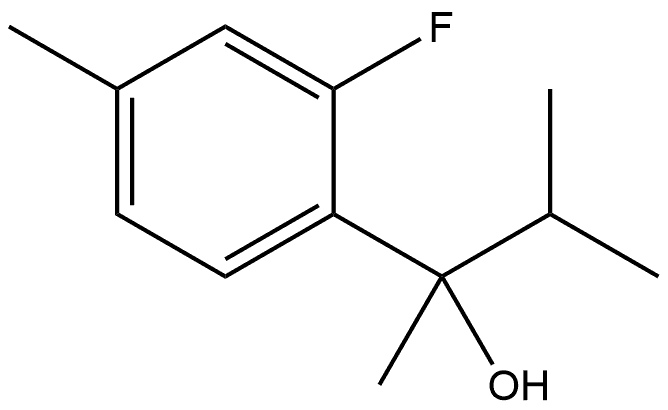 2-Fluoro-α,4-dimethyl-α-(1-methylethyl)benzenemethanol Structure