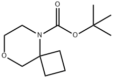 tert-butyl 8-oxa-5-azaspiro[3.5]nonane-5-carboxylate Structure