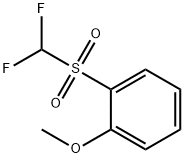 Difluoromethyl 2-methoxyphenyl sulphone 구조식 이미지