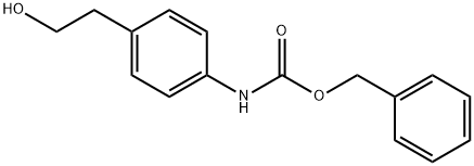 Carbamic acid, N-[4-(2-hydroxyethyl)phenyl]-, phenylmethyl ester Structure