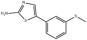 5-(3-(Methylthio)phenyl)thiazol-2-amine Structure