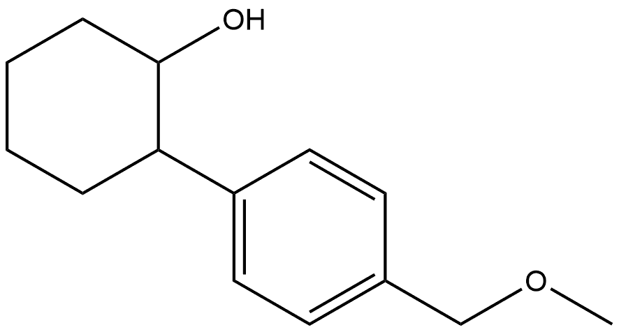 2-[4-(Methoxymethyl)phenyl]cyclohexanol Structure