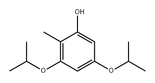 Phenol, 2-methyl-3,5-bis(1-methylethoxy)- 구조식 이미지