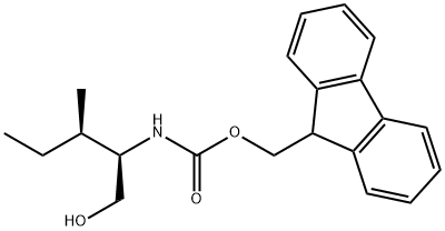 Carbamic acid, N-[(1R,2R)-1-(hydroxymethyl)-2-methylbutyl]-, 9H-fluoren-9-ylmethyl ester Structure