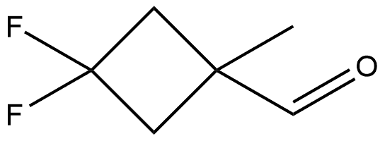 3,3-Difluoro-1-methylcyclobutanecarboxaldehyde Structure