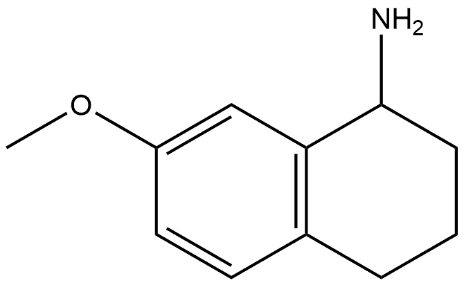 1-Naphthalenamine, 1,2,3,4-tetrahydro-7-methoxy-, (+)- 구조식 이미지