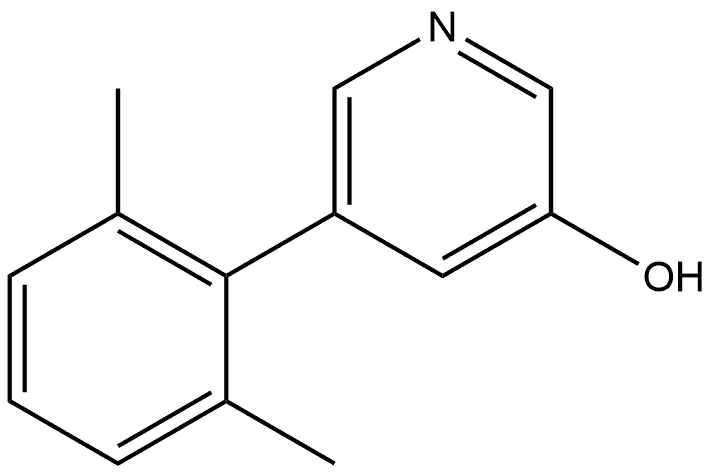 5-(2,6-Dimethylphenyl)-3-pyridinol Structure