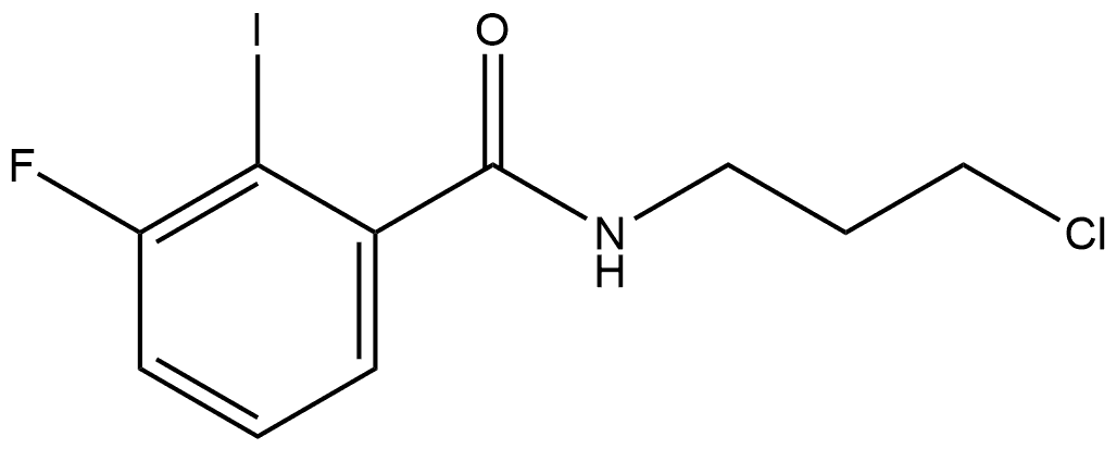 N-(3-Chloropropyl)-3-fluoro-2-iodobenzamide Structure