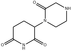 3-(2-Oxo-1-piperazinyl)-2,6-piperidinedione Structure