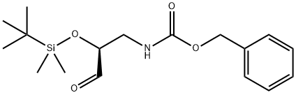 Carbamic acid, N-[(2S)-2-[[(1,1-dimethylethyl)dimethylsilyl]oxy]-3-oxopropyl]-, phenylmethyl ester Structure