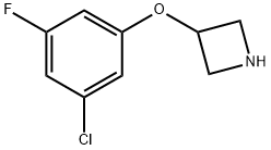 3-(3-Chloro-5-fluorophenoxy)azetidine Structure