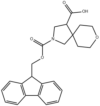 2-{[(9H-fluoren-9-yl)methoxy]carbonyl}-8-oxa-2-azaspiro[4.5]decane-4-carboxylic acid Structure