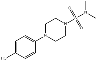 1-Piperazinesulfonamide, 4-(4-hydroxyphenyl)-N,N-dimethyl- 구조식 이미지