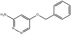 3-Pyridazinamine, 5-(phenylmethoxy)- Structure