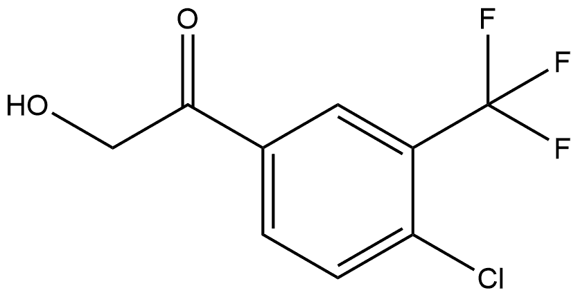 4’-Chloro-3’-(trifluoromethyl)-2-hydroxyacetophenone Structure