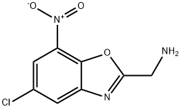 2-Benzoxazolemethanamine, 5-chloro-7-nitro- Structure