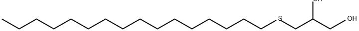 1,2-Propanediol, 3-(hexadecylthio)- 구조식 이미지