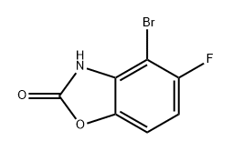 2(3H)-Benzoxazolone, 4-bromo-5-fluoro- Structure