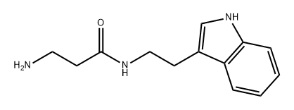 Propanamide, 3-amino-N-[2-(1H-indol-3-yl)ethyl]- 구조식 이미지