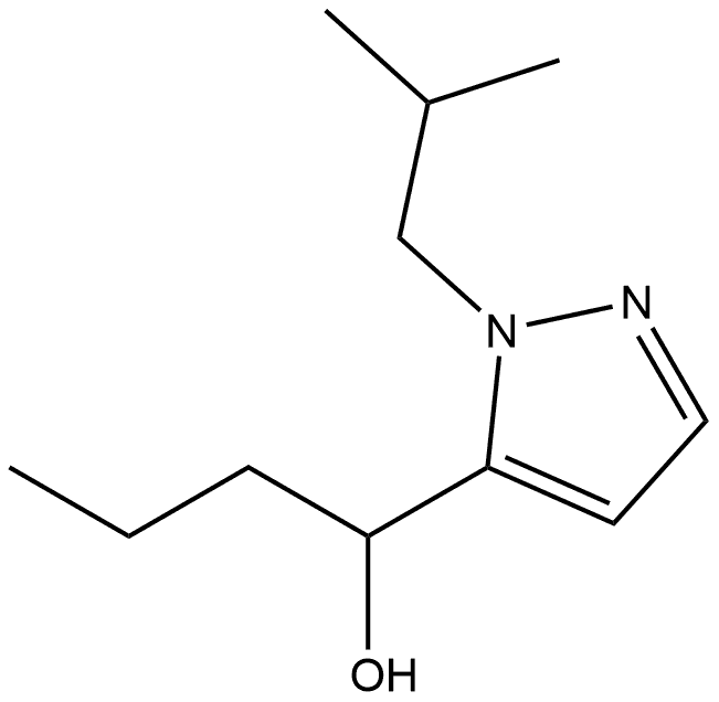 1-(2-Methylpropyl)-α-propyl-1H-pyrazole-5-methanol Structure