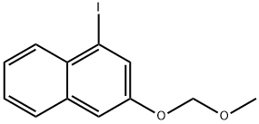 Naphthalene, 1-iodo-3-(methoxymethoxy)- Structure