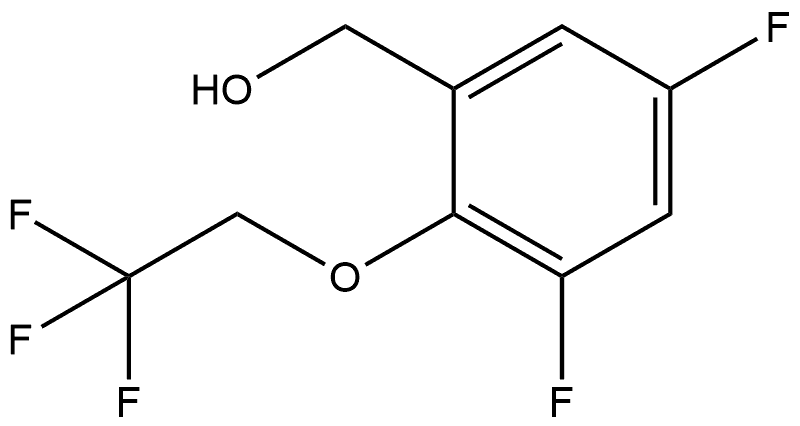 3,5-Difluoro-2-(2,2,2-trifluoroethoxy)benzenemethanol Structure