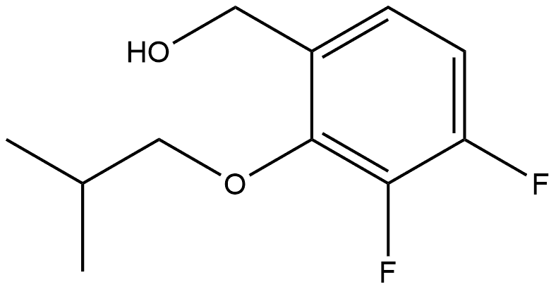 3,4-Difluoro-2-(2-methylpropoxy)benzenemethanol Structure