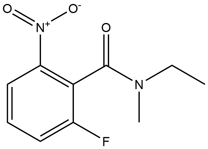 N-ethyl-2-fluoro-N-methyl-6-nitrobenzamide Structure