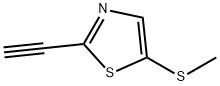 2-ethynyl-5-(methylsulfanyl)-1,3-thiazole Structure