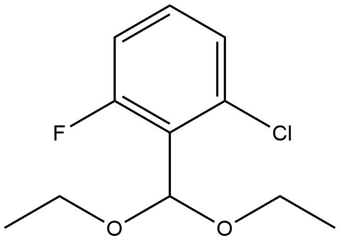 1-Chloro-2-(diethoxymethyl)-3-fluorobenzene Structure