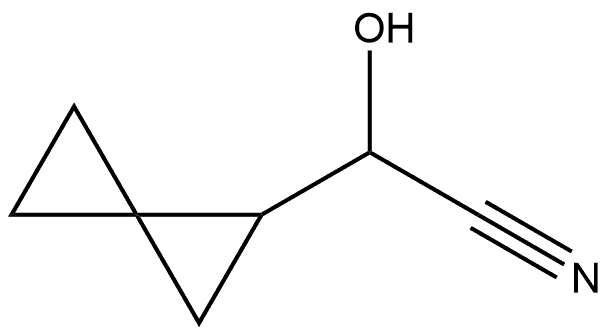 2-hydroxy-2-(spiro[2.2]pentan-1-yl)acetonitrile Structure