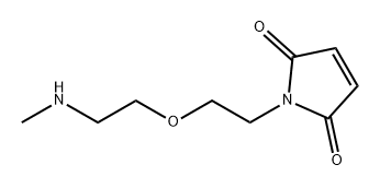 1H-Pyrrole-2,5-dione, 1-[2-[2-(methylamino)ethoxy]ethyl]- Structure