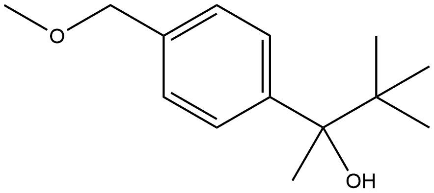 α-(1,1-Dimethylethyl)-4-(methoxymethyl)-α-methylbenzenemethanol Structure