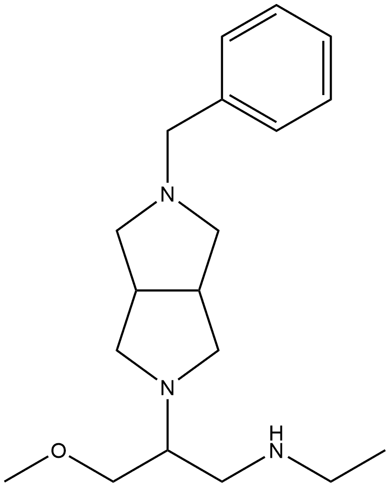 (2-{5-benzyl-octahydropyrrolo[3,4-c]pyrrol-2-yl}-3-methoxypropyl)(ethyl)amine Structure