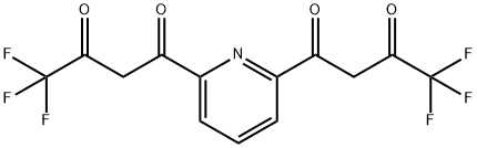 1,1'-(pyridine-2,6-diyl)bis(4,4,4-trifluorobutane-1,3-dione) Structure