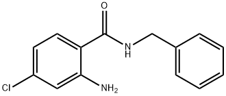 Benzamide, 2-amino-4-chloro-N-(phenylmethyl)- Structure