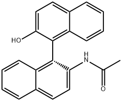 Acetamide, N-[(1R)-2''-hydroxy[1,1''-binaphthalen]-2-yl]- (9CI) Structure