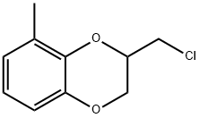 1,4-Benzodioxin, 2-(chloromethyl)-2,3-dihydro-8-methyl- 구조식 이미지