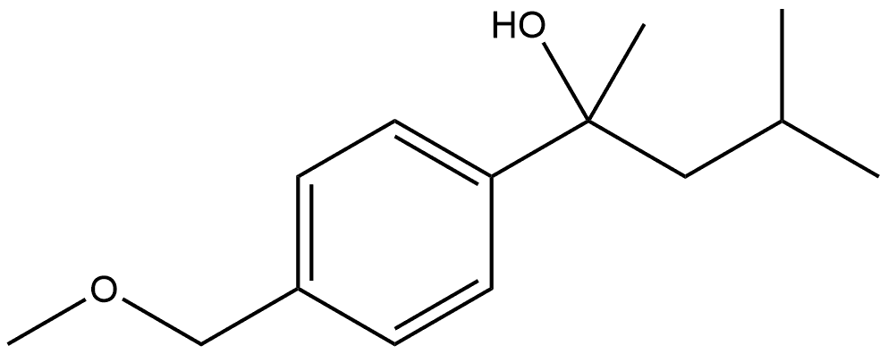 4-(Methoxymethyl)-α-methyl-α-(2-methylpropyl)benzenemethanol Structure