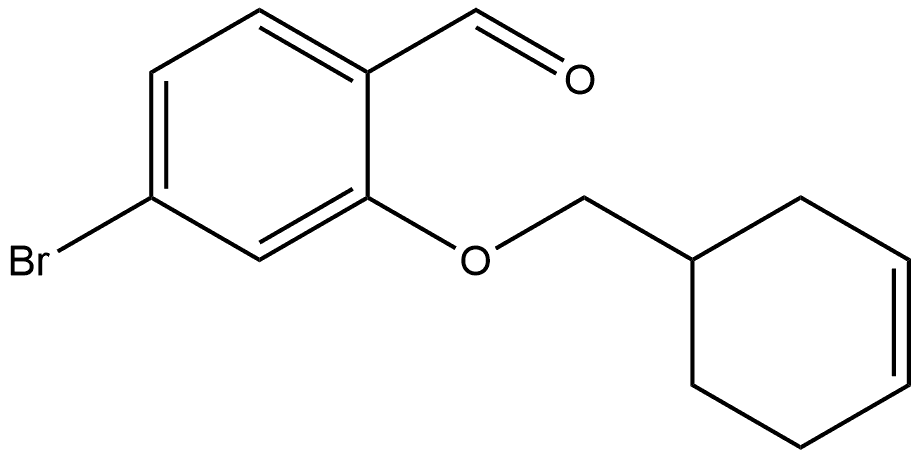 4-Bromo-2-(3-cyclohexen-1-ylmethoxy)benzaldehyde Structure