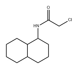 Acetamide, 2-chloro-N-(decahydro-1-naphthalenyl)- Structure