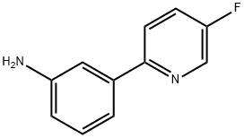 Benzenamine, 3-(5-fluoro-2-pyridinyl)- Structure